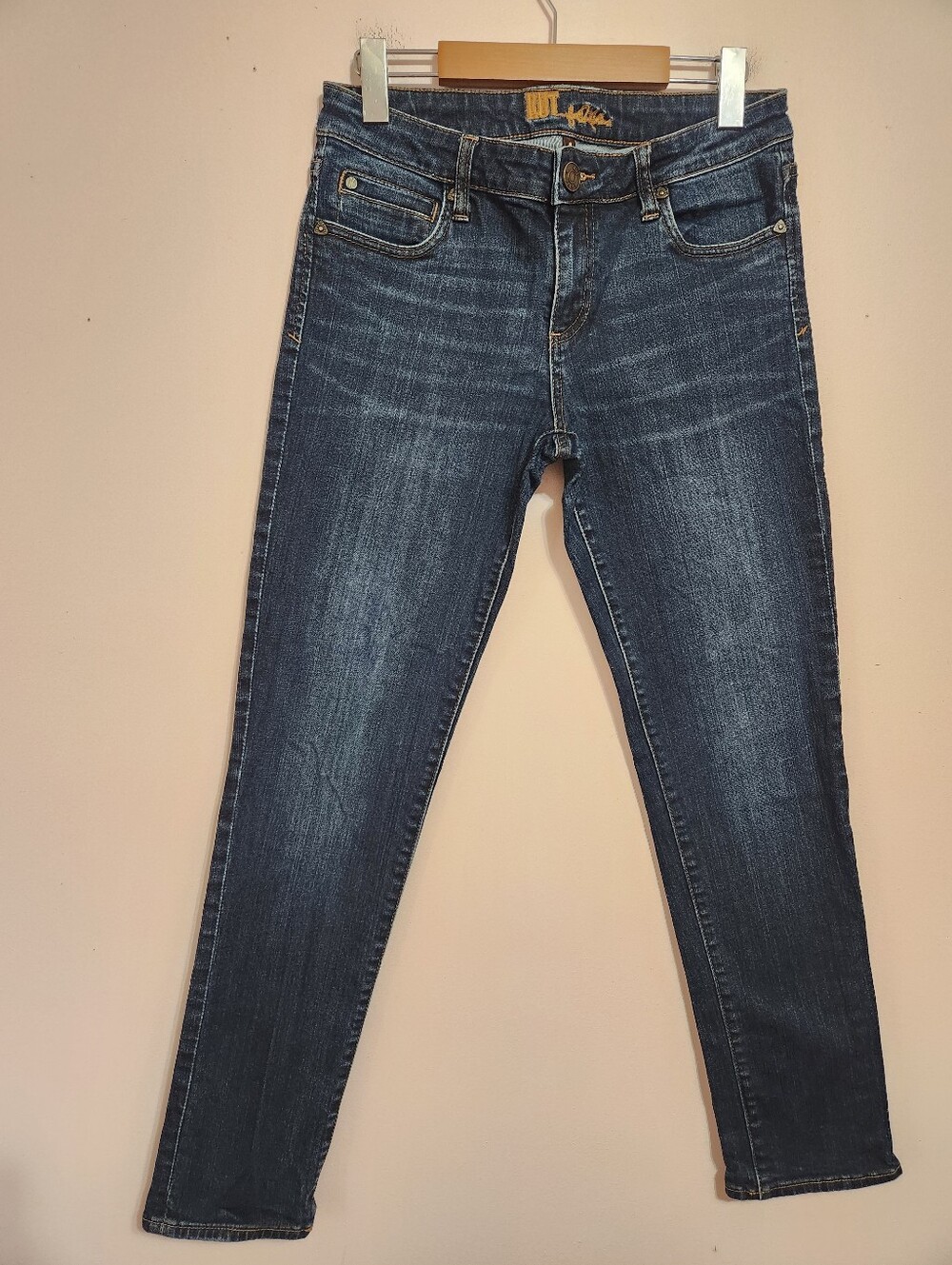 KUT from the Kloth Dark Wash Mid Rise Slim Fit Skinny Denim Jeans Size 4